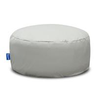 Bruni Pouf M Gris Rocher - Pouf Rond avec Remplissage, Coussin de Sol Confortable, Repose-Pieds intérieur et extérieur, Housse Amovible et Lavable pour Adultes et Enfants