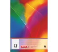 Brunnen 104432802 Cahier scolaire A4 5 mm quadrillé avec marge 32 feuilles style 28