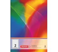 Brunnen 104598202 Cahier A5 16 feuilles ligné 2 pour 2ème année scolaire