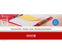 Brunnen 106604030 Lot de 100 intercalaires en carton perforé Bleu 10,5 x 24 cm