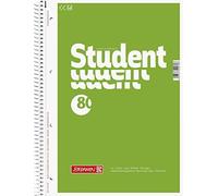 Brunnen 106794018 1067940 Student Lot de 5 cahiers non lignés à spirales 80 feuilles A4