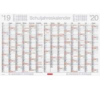 Brunnen 107011320 Calendrier de professeurs annuels avec calendrier mural 2019/2020, 1 page = 14 mois, 75 x 47 cm