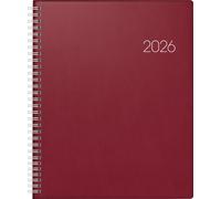 BRUNNEN 1076101296 Calendrier-livre 21x26cm 2S/1W film plastique