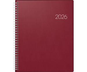 BRUNNEN 1076101296 Calendrier-livre 21x26cm 2S/1W film plastique