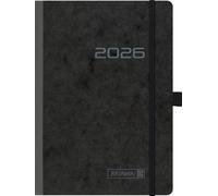 BRUNNEN 1079602906 Calendrier livre A5 sw 2S/1W élastique