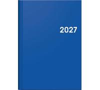 BRUNNEN 1079661037 Buchkalender Mod. 796 2027 A5, Kunststoff, blau