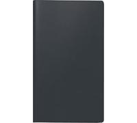BRUNNEN Agenda de poche modèle 756 (2025), 2 pages = 1 semaine, format A6, 144 pages, couverture en cuir, noir