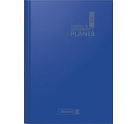 BRUNNEN Agenda de rendez-vous et de cours (2024/2025), 2 pages = 1 semaine, format A4, 224 pages, couverture baladek, bleu