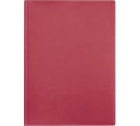 BRUNNEN Agenda modèle 796 (2025), 2 pages = 1 semaine, format A5, 128 pages, avec couverture en cuir synthétique, rouge