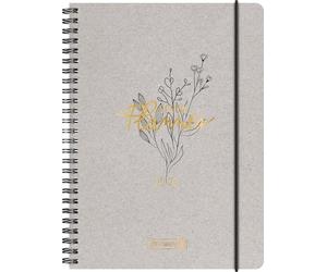 BRUNNEN Agenda scolaire 2025/2026 « Botanical », format A5, carton