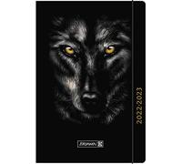 Brunnen Agenda scolaire « Loup » 2022/2023 A6 1 page = 1 jour : 1 page = 1 jour Sa. + So. sur une page 1071710063 Motif Loup