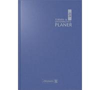 BRUNNEN Agenda semainier 2023/2024 pour enseignants Bleu 2 pages = 1 semaine