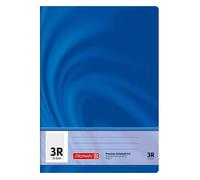Brunnen, Cahier + bloc-notes, Cahier d'école Vivendi Ligné 3R DIN A4 Marge extérieure, 32 feuilles (A4, À rayures, Couverture souple)