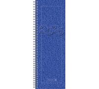 BRUNNEN Carnet de notes modèle 783 2026, 108 x 297 mm, carton, bleu