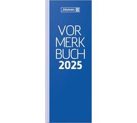BRUNNEN Carnet de notes modèle 784 (2025), 1 page = 2 jours, 108 × 297 mm, 192 pages, couverture cartonnée, bleu