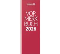 BRUNNEN Carnet de notes modèle 785 2026, 108 x 297 mm, papier, rouge