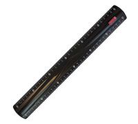Brunnen Colour Code Règle pour gaucher et droitier, 15 cm, plusieurs couleurs disponibles 30 cm schwarz/onyx