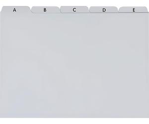 BRUNNEN Fichier A5 gris plastique 102377580