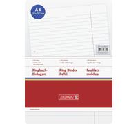 BRUNNEN Pochette à anneaux A4 lignée avec KR 100 feuilles 106684013