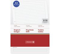 BRUNNEN Pochette pour classeur à anneaux A4 lignée avec RM 100 feuilles 106684012