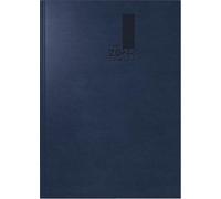 BRUNNEN TimeCenter 725 Agenda 2025, 2 pages = 1 semaine, format A5, 352 pages, couverture souple, bleu foncé