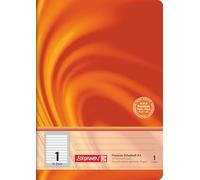 BRUNNEN Vivendi Premium Cahier d'école A5, linéature 1, 16 feuilles, orange