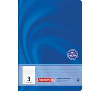 Brunnen Vivendi Premium Cahier d'école A5, linéature 3, 32 feuilles, bleu