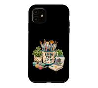 Brush Cup Crew Peinture par Numéros Atelier Créatif Coque pour iPhone 11