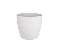 ELHO Pot de fleurs rond Brussels avec roues - Ø 47 x H 44 cm - Intérieur - 100% recy lanc