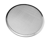Brussels08 Plaque à pizza en aluminium durable - Plaque à pizza épaisse et antiadhésive - Plaque de cuisson ronde en maille - Tapis de cuisson croustillant - Plaque de cuisson au four - Plaque de