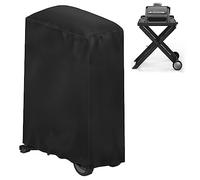 bruwaa Housse de adaptée au Gril Ninja Woodfire [OG701EU], avec 2 Cordons réglables et 4 Boucles, Tissu Oxford imperméable et Anti-poussière, adapté aux Grils extérieurs, Taille 71x51x91cm