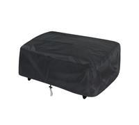 bruwaa Housse de Protection pour Plancha,Dimension 80x60x25 cm,Imperméable, Anti-UV, Noir,Housse Plancha Universelle | Gazinière | Barbecue d’Extérieur