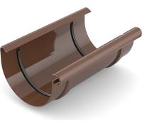 BRYZA Raccord de gouttière en plastique Ø 100 mm, brun RAL 8017