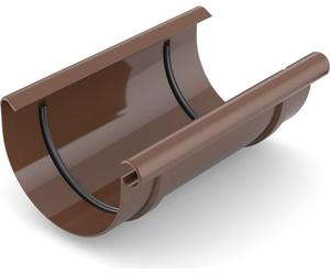 BRYZA Raccord de gouttière en plastique Ø 100 mm, brun RAL 8017
