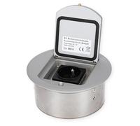 BS BODENSTECKDOSEN 8601A Bodensteckdose, 1-fach, rund, Klappdeckel (8601A)