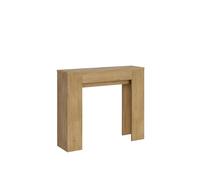 BS COM Console Extensible 90x25/181 cm Slick Chêne Nature