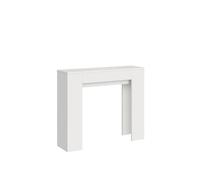 BS COM Console Extensible 90x25/181 cm Slick Frêne Blanc