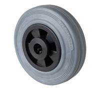 BS Rollen BS Rollen Roue, diamètre 125, B46 gris, axe diamètre 15, 100kg Quantité:1