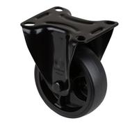 BS Rollen BS Rollen Roulette fixe L810.B44.101.06, diamètre 100 mm, L 32 mm, 110 kg avec platine de fixation noir Quantité:1
