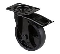 BS Rollen BS Rollen Roulette pivotante L820.B44.126.06 avec plaque, Ø 200 L 45mm, 200kg TPR Quantité:1