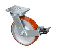 BS Rollen BS Rollen Roulette pivotante RR120.C10, avec frein et plaque, Ø 300, L 75 mm Quantité:1