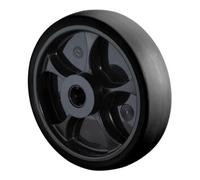 BS Rollen BS Roulettes roue en caoutchouc thermoplastique 80mm noir, plastique, RL Quantité:1