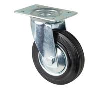 BS Rollen BS Roulettes Roulette pivotante LS400.B55 Roue Ø 125 mm 100 kg Acier galvanisé Quantité:1
