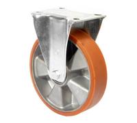 BS Roulettes Roulette fixe diamètre 200mm capacité de charge 300kg en fontePolyuréthanebandage - L410.B90.200