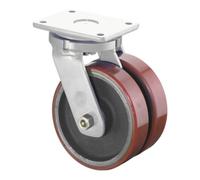 BS Rollen Roulette double pour charges lourdes S100.C10.200 Roulette pivotante BS Rollen Quantité:1