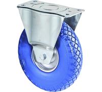 BS Rollen Roulette fixe 260mm L410.C91 Pl.,increvable bleu,RL L410.C91.262