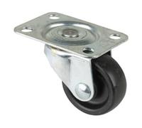 BS Rollen Roulette pivotante D.roue 30 mm cap.charge 20 kg avec plaque de fixation plastiq Quantité:1