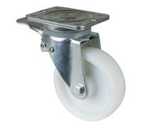 BS Rollen Roulette pivotante pour charges lourdes B10 avec frein diamètre 150mm capacité de charge 600kg roue en plastique couleur naturelle - N120.B10.151