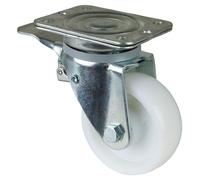 BS Rollen Roulette pivotante pour charges lourdes B10 avec blocage diamètre 125mm capacité de charge 600kg roue en plastique couleur naturelle - N120.B10.127