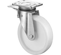 BS Rollen Roulette pivotante pour charges lourdes B10 avec frein diamètre 200mm capacité de charge 600kg roue en plastique couleur naturelle - N120.B10.201
